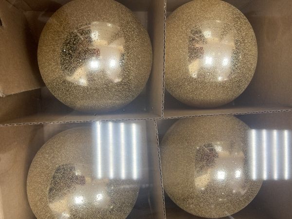 Шар елочный стекл. 8 см, [111]